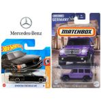 Hot Wheels 2 Araç Mercedes-Benz Set - Hot Wheels '89 560 Sec Amg & Matchbox G 550 (1/64)