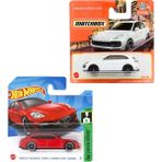 Hot Wheels 2 Araç Porsche Set - Hot Wheels Panamera Turbo S & Matchbox Cayenne Turbo (1/64)