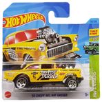 Hot Wheels - ´55 Chevy Bel Air Gasser - HW Gassers 1/5 - HKH61 - Short Card - Track Stars - Firestone - GM - Mattel 2023 - 1:64