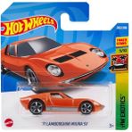 Hot Wheels 71 Lamborghini Miura Sv Hot Wheels Tekli Arabalar 1/64 Ölçek Metal Oyuncak Araba - Renkli
