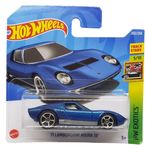 Hot Wheels - ´71 Lamborghini Miura SV - HW Exotics 5/10 - HCX02 - Short Card - Track Stars - mavi metalik - Mattel 2022