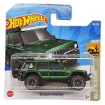 Hot Wheels - ´95 Jeep Cherokee - Baja Blazers 10/10 - HCT10 - Short Card - koyu yeşil - Good Year - belltech - Mattel 2022