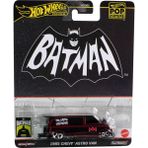 Hot Wheels Batman 1985 Chevy Astro Van Batmobile Cast Model Araba - Ölçek 1:64 - Uzunluk 7 cm Pop Cu