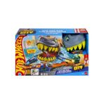 Hot Wheels City Köpek Balığı Macerası Oyun Seti ve 1:64 Metal Araba