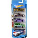 Hot Wheels City Police Pursuit 5 Beşli Araba Setti
