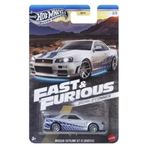 HOT WHEELS Fast & Furious Brian O'Conner Nissan Skyline R34, Oyuncak Araba