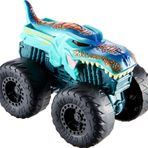 Hot Wheels HDX64 - Işık ve ses efektleri, motor ve çarpışma sesleri, kabin aydınlatması ile Canavar Yarışı Ace kamyon, kahraman tema şarkısını çalıyor, 3 yaş ve üstü çocuklar için oyuncak arabalar