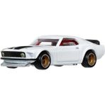 Hot Wheels Hızlı ve Öfkeli Premium Arabalar 1969 Ford Mustang Boss 302 JHW72 - Siyah - Beyaz