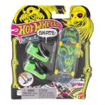 Hot Wheels HPG21-HVK44 Skate Neon Temalı Ayakkabı ve Parmak Kaykay