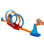 Hot Wheels HPX93 Üçlü Döngü Pisti 3 Halkalı Oyun Seti