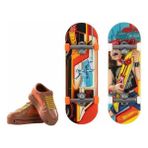 Hot Wheels HXL17-HXL20 Skate Retro Temalı 2'li Ayakkabı ve Parmak Kaykay