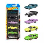 Hot Wheels JBJ80 Fast & Furious 5'li Araba Seti