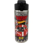 Hot Wheels Kırmızı Çocuk Matarası 3437-HOT Wheels Çelik Matara