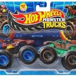 Hot Wheels Monster Trucks 1:64 Güçlü İkili Arabalar Scorpedo & Baja Buster Fyj64 - Jcc64
