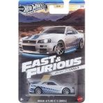 Hot Wheels Nissan Skyline Gt-R (BNR34) 1/64 Ölçekli Brian O'conner Fast & Furious Koleksiyonluk Araç