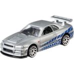 Hot Wheels Nıssan Skyline GT-R (BNR34) Renkli Oyuncak Araba 1:64 Ölçekli Die-Cast Model