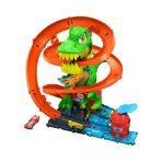 Hot Wheels Oyuncak T-Rex Ve İtfaiye İstasyonu Oyun Seti