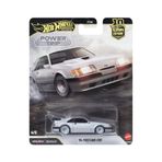 Hot Wheels Premium '84 Ford Mustang SVO Power Trip 1:64 Metal Model Araba Real Riders