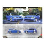 Hot Wheels Premium Car Culture 2004 Volkswagen Golf R32 & Volkswagen Golf MK7 JHW49