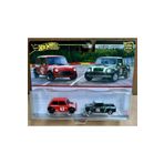 HOT WHEELS Premium Car Culture 2'li Premium Araba Serisi Morris Mini & '67 Austin Mini Pickup