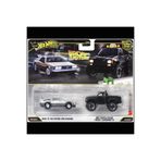 HOT WHEELS Premium Car Culture Auto's Back to the Future DeLorean & 1987 Toyota Pickup JHW48