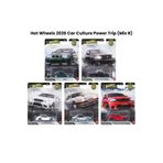 HOT WHEELS Premium Car Culture Power Trip Seti 5'li Set Koleksiyon Diecast Model Araba