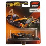 Hot Wheels Premium Formula 1 2025 Mclaren F1 Team 4 Turuncu