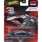 Hot Wheels Premium Formula 1 Yarış Arabası Moneygram Haas F1 Team JKD78 - Siyah - Beyaz