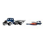 Hot Wheels Premium Hcr31 Team Transport Hw Classic Hydroplane / Speed Waze (#49)