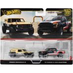 Hot Wheels Premium Hrr77 Car Culture 2 Pack Ford Bronco R // '17 Ford F-150 Raptor