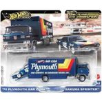 Hot Wheels Premium HRV38 Team Transport '70 Plymouth Aar Cuda / Sakura Sprinter (#63)