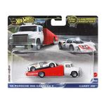 Hot Wheels Premium Hrv47 Team Transport '66 Porsche 906 Carrera 6 / Carry On (#66)