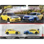 Hot Wheels Premium Jbl00 Car Culture 2 Pack '99 Honda Civic Type R (Ek9) // Honda Civic Type R