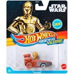 HOT WHEELS Racer Verse, Oyuncak Araba, Çocuk, Metal, Altın, 3+ Yaş, Star Wars, C-3PO, HKB86-JBK31