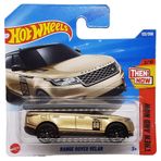 Hot Wheels - Range Rover Velar - Then and Now 2/10 - HYY63 - Kısa kart - Land Rover - Metalik altın - Mattel 2025-1:64