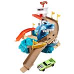 HOT WHEELS Renk Değiştiren Arabalar Sharky Yarış Seti | BGK04