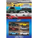 Hot Wheels Silver Serisi Euro Style 6’lı Paket JLB25 - Siyah - Beyaz