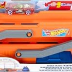 Hot Wheels Tır - YENİ Hot Wheels Tır - YENİ, fırlatıcısı olan ve 40 cm'lik piste dönüşen kamyon, 9 oyuncak araba sığabilir, 1:64 ölçekli araç dahildir HYT83