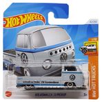 Hot Wheels - Volkswagen T2 Pickup - HW Hot Trucks 1/10 - HTD04 - Short Card - VW Müşteri Hizmetleri - Gri - Mattel 2024 - 1:64