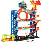 Hot Wheels Yeni Ultimate Garaj, 2 Döküm Araba Içeren Oyun Seti, 50'den Fazla 1:64 Ölçekli Araba Için