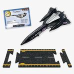 Hot Wings Planes SR-71 Blackbird (Drone) Bağlanabilir Pist ile, Siyah