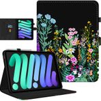 HOTART iPad Air 13 inç Kılıf M2 2024, iPad Pro 12.9 Kılıf 6./5./4./3. Nesil Kalem Tutuculu Ayarlanabilir Stant Darbeye Dayanıklı Kılıf iPad Air 13 inç Manyetik Kapatma/Kart Yuvaları/Otomatik Uyanma Uyku,