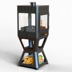 HOTBBAQ Hot Rectangle Pro Seramik Camlı Şömine