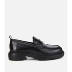 Hotiç 02AYH311850A100 Erkek Deri Siyah Yüksek Tabanlı Klasik Loafer