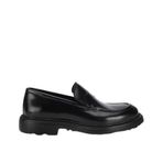 Hotiç Erkek Açma Deri Siyah Kalın Tabanlı Klasik Loafer