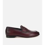 HOTİÇ Erkek Deri Bordo Klasik Loafer