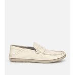 HOTİÇ Erkek Deri Ekru Comfort Günlük Loafer Ayakkabı