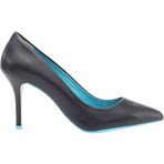 HOTİÇ Hakiki Deri Lacivert Kadın Stiletto LACİVERT-NAVY 38