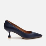 HOTİÇ Hakiki Deri Lacivert Kadın Stiletto LACİVERT-NAVY 40