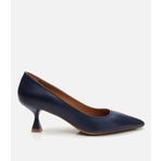 HOTİÇ Hakiki Deri Lacivert Kadın Stiletto LACİVERT-NAVY 41